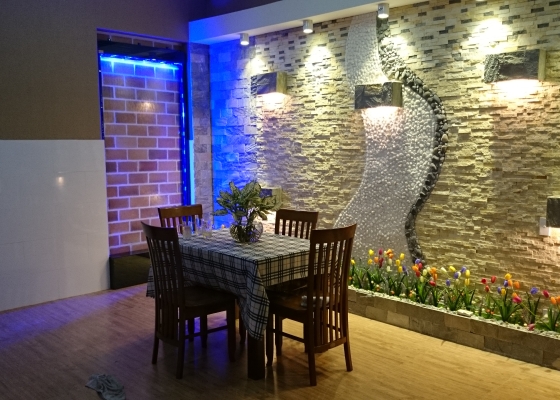THÁC NƯỚC TRÊN KÍNH ( 1m2x 2m45 )