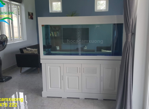 Bộ Hồ Tủ 2 mặt  Sơn Trắng dài 1m60 x 60 x 80 